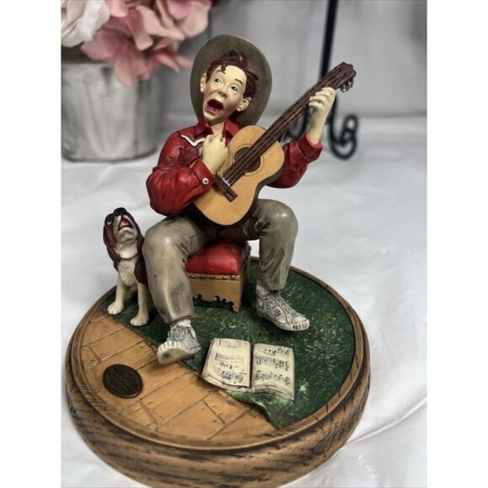 Vintage Norman Rockwell Figurine Two-Part Harmony 1992 Family Trust